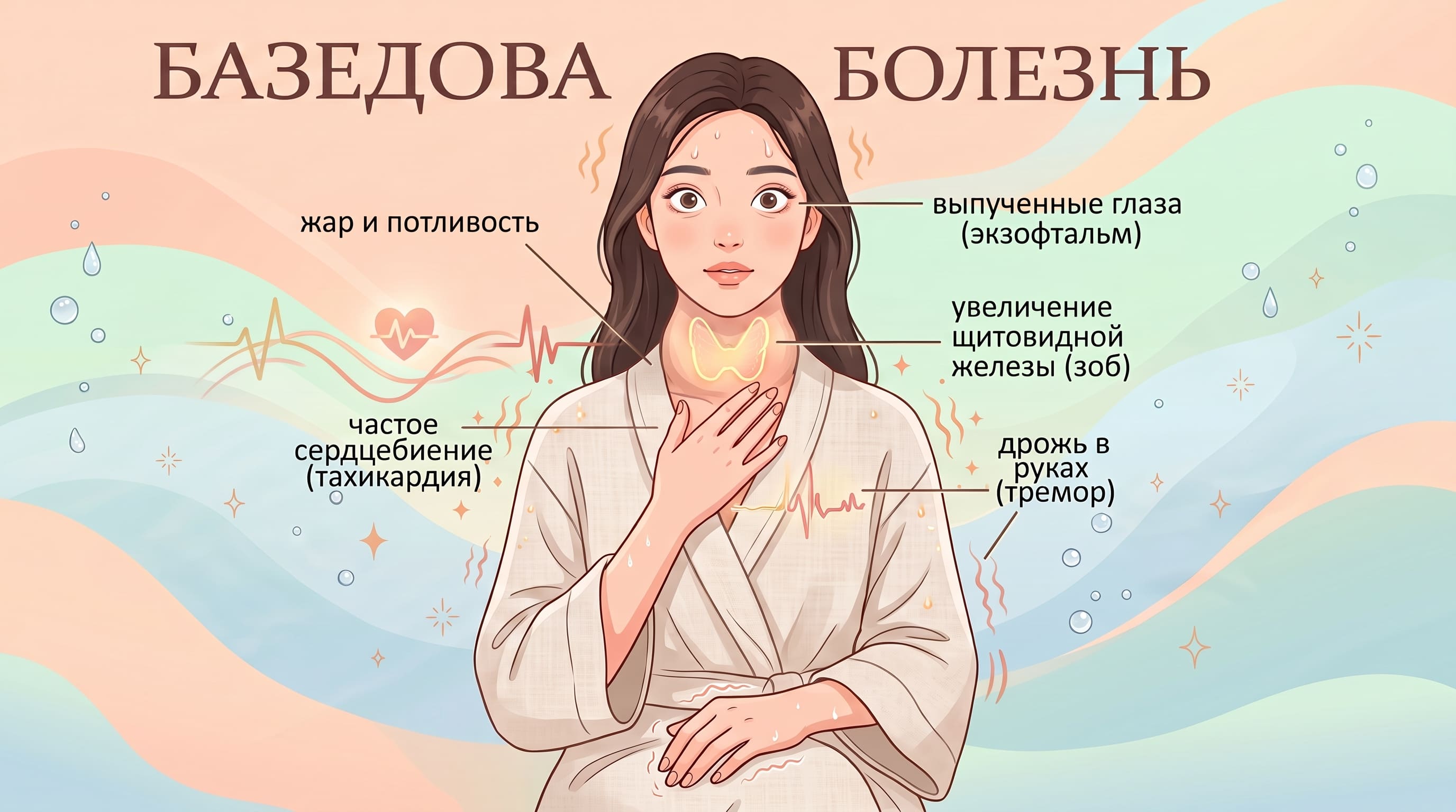 Болезнь Грейвса-Базедова: щитовидка работает на износ